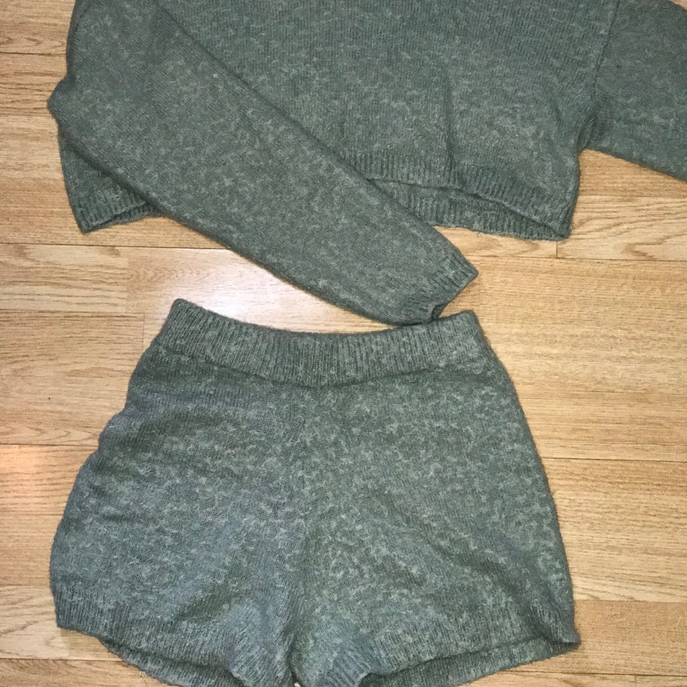 Two Piece PJ set — shorts and long sleeve top
